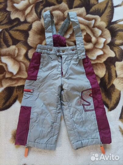 Комплект, штанишки зимние на 1 год