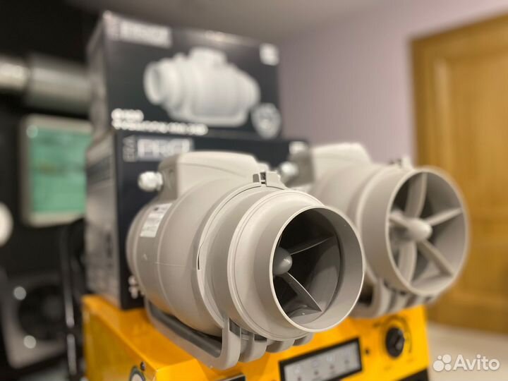 Вентилятор канальный тихий 220 м3/ч