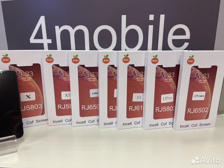 Дисплей на iPhone X/XS/XS Max/XR/11/11Pro/12/12Pro