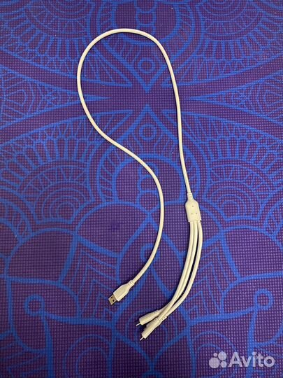 Кабель type-c, lightening, usb (3в1)