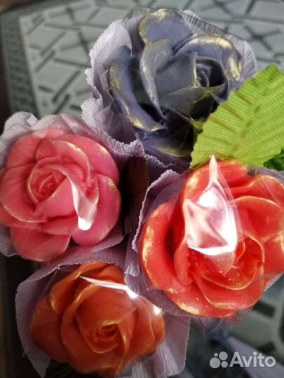 Мыло роза ручной работы