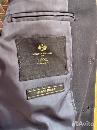 Комплект школьный next пиджак (146-152), жилетка