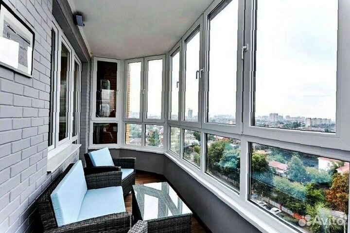 Остекление лоджий