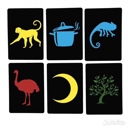 Цветные карточки Монтессори новые