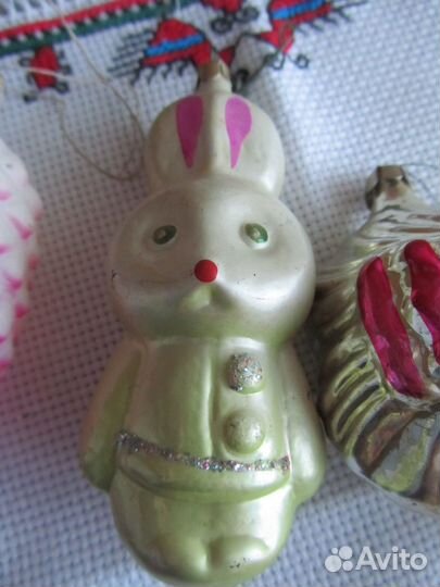 Елочные игрушки СССР. Винтаж