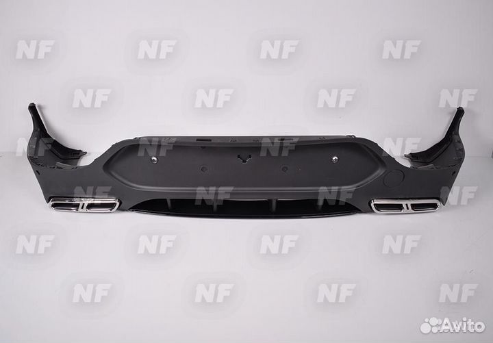 Диффузор насадки 63s AMG Mercedes GLC Coupe