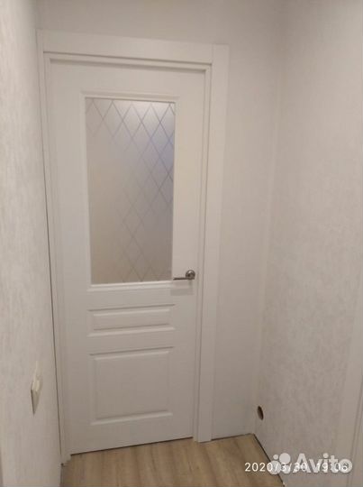 Дверь межкомнатная из массава фрезерованная белая