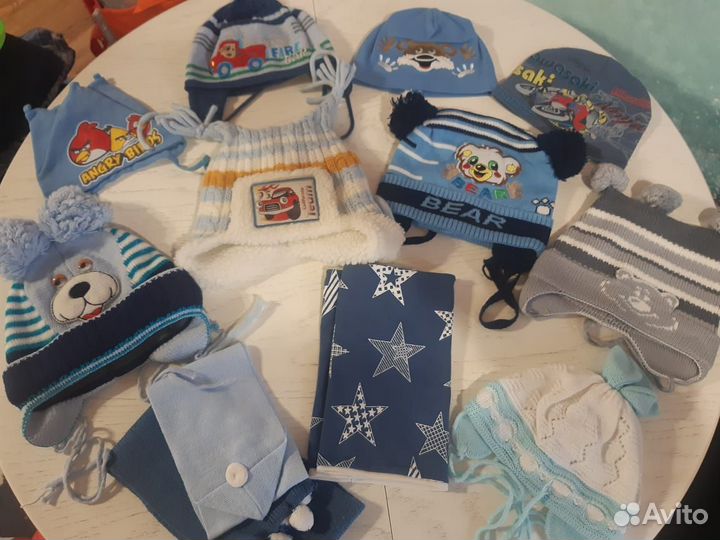 Детские шапки пакетом