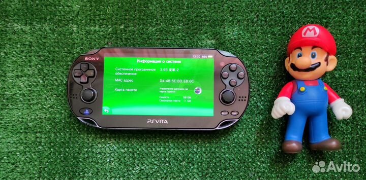 Игровая консоль PS Vita 64GB в Марио