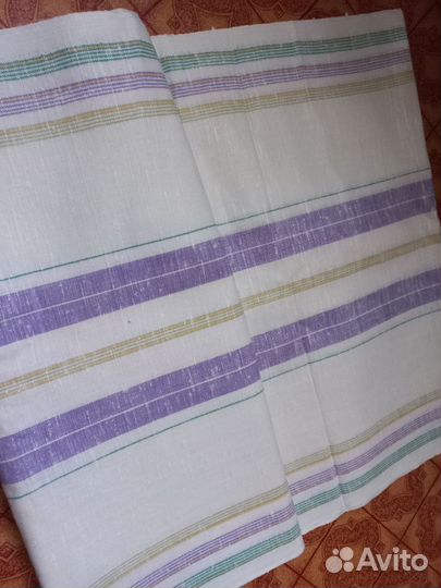 Льняная ткань. Полотенце лен