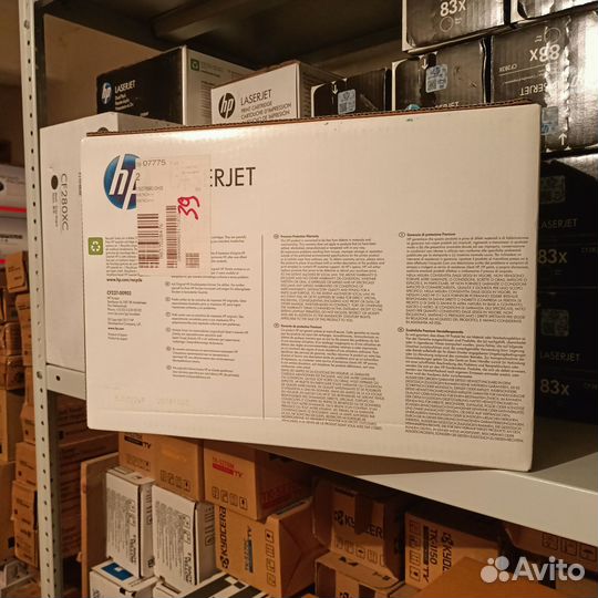 Картридж CF237A черный, № 37A оригинал