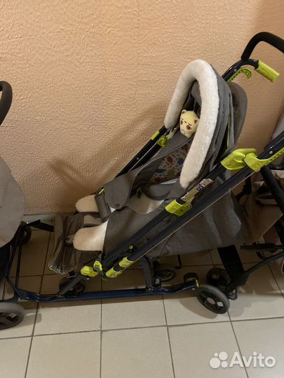 Санки коляска nika