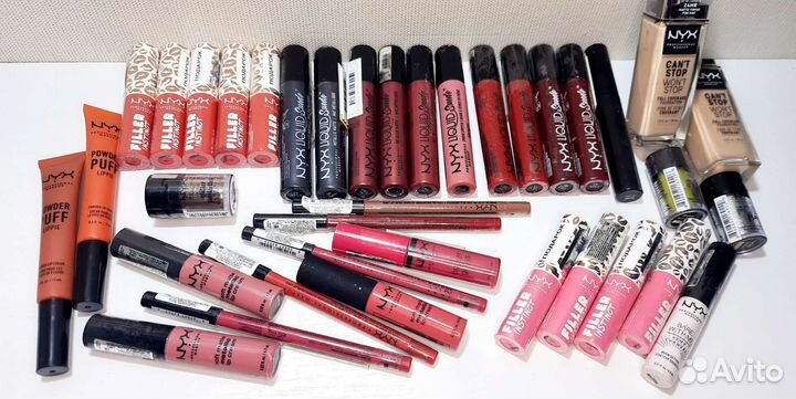 NYX помады, блески, карандаши