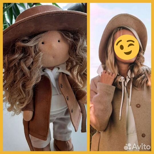 Интерьерная кукла по фото на заказ