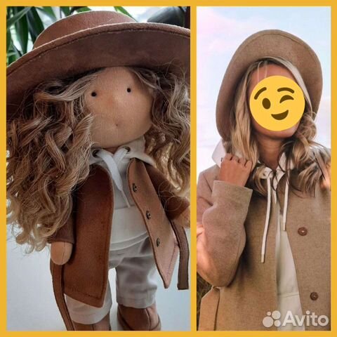 Интерьерная кукла по фото на заказ