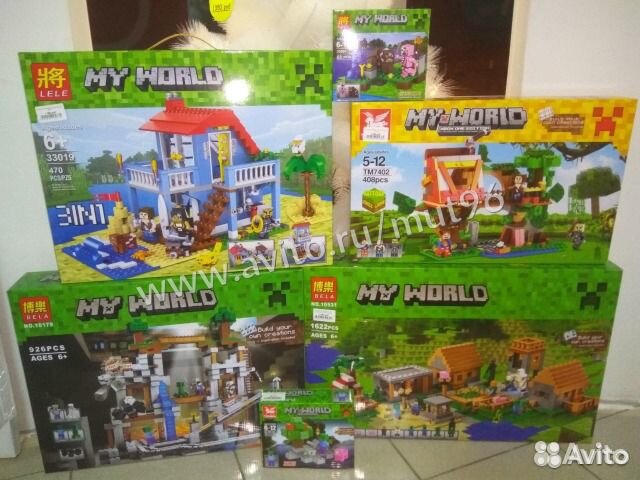 Конструкторы - Майнкрафт (Minecraft) большой выбор