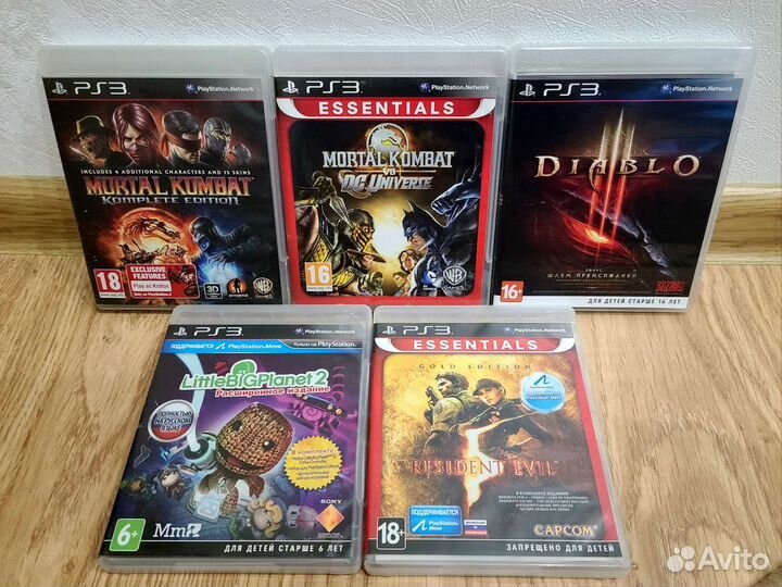 PS 3 диски Лицензия (игры дополнены 22.08.23)