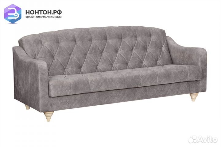 Диван книжка Сапфир серый