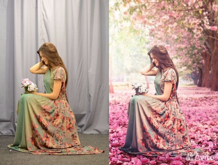 Обработка фото ретушь реставрация