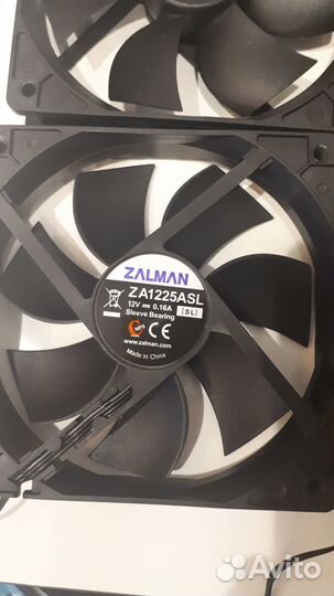 Корпусные вентиляторы Zalman Za1225ASL 120мм Новые