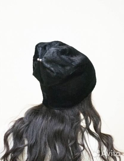 Шапка женская экомех