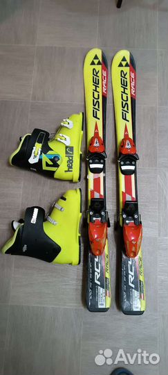 Горные лыжи fischer 100см (комплект)