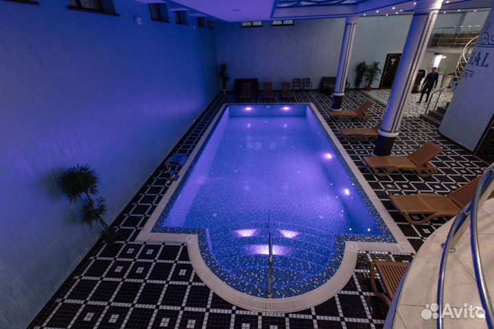 Баня сауна с бассейном Мархал