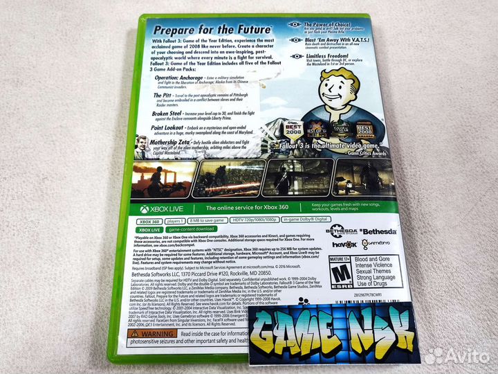 Fallout 3 goty (Xbox) Б/У