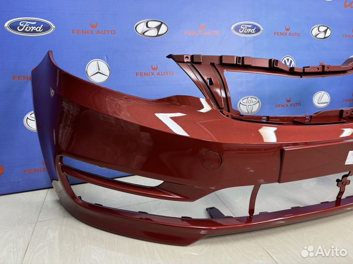 Бампер передний Kia Rio 3 с 15-17 г. цвет Красный