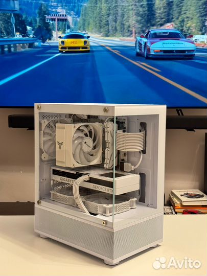 Идеальный белый игровой пк c RTX 4060Ti 12400f 32G