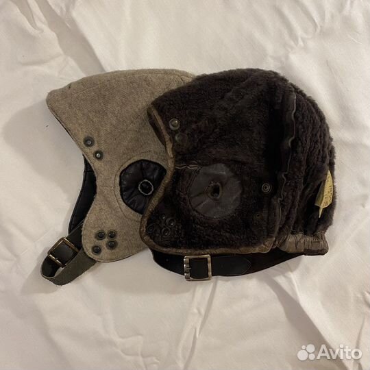 Isaac Sellam Experience кожаная шапка-шлем винтаж