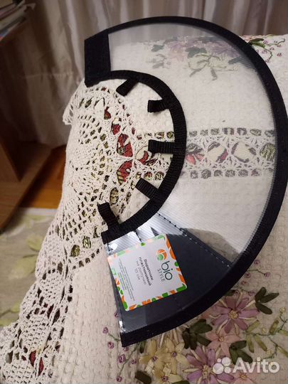 Воротник защитный пластиковый на липучке