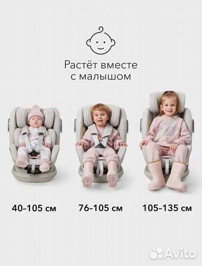 Поворотное автокресло Happy baby I-unix