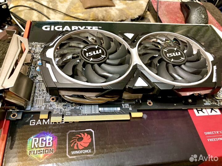 Видеокарта AMD Radeon RX 580 8Gb MSI Armor OC