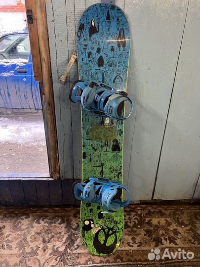 Сноуборд burton с креплениями burton mission