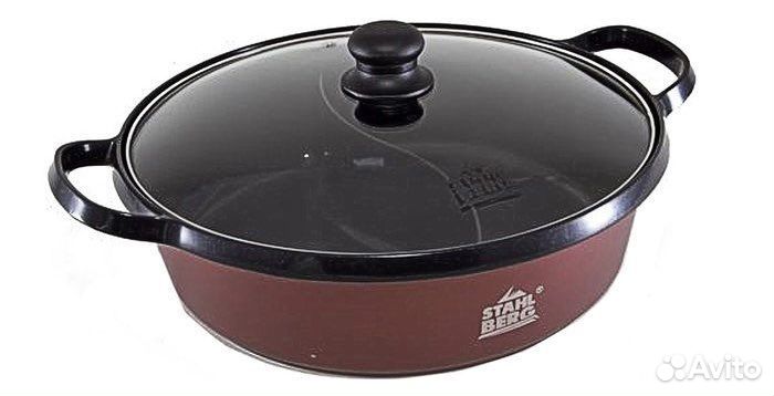 Сковорода.Жаровня,Кастрюля с перегородкой32 см