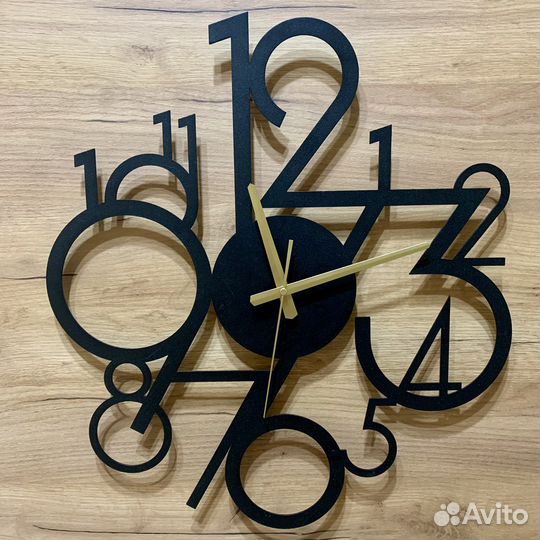 Настенные интерьерные часы numbers