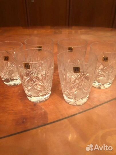 Бокалы для виски Новые Хрусталь 6 шт чешские