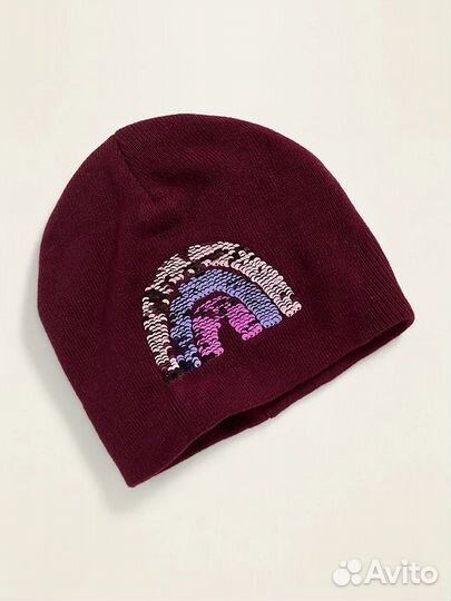 Шапка с подвижными пайеткми