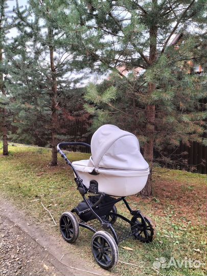 Коляска 2 в 1 Indigo эко кожа