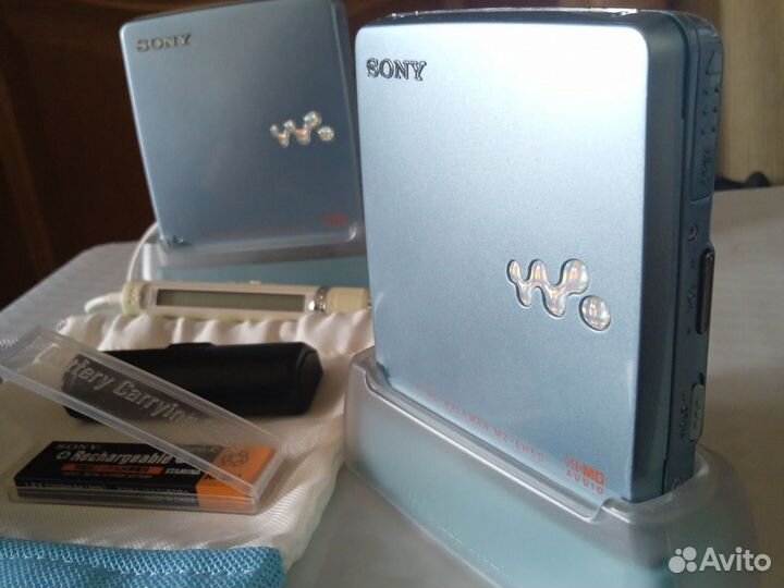 Sony Walkman MZ-EH50 hi-md плеер синий Минидиск