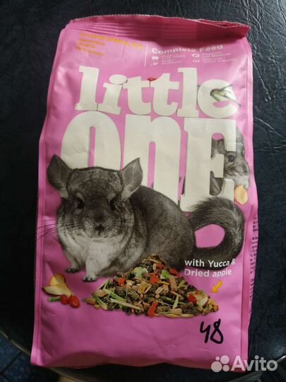 Корм для шиншилл little one