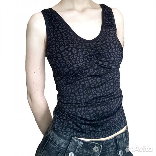 Леопардовая майка