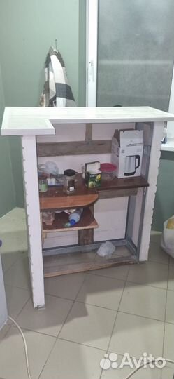 Стойка ресепшн угловая бу