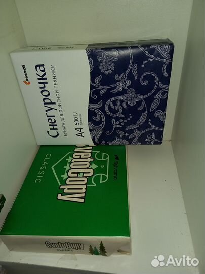 Офисная бумага a4 белая