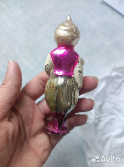 Советские елочные игрушки на прищепке