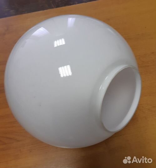 Плафон для люстры шар белый матовый