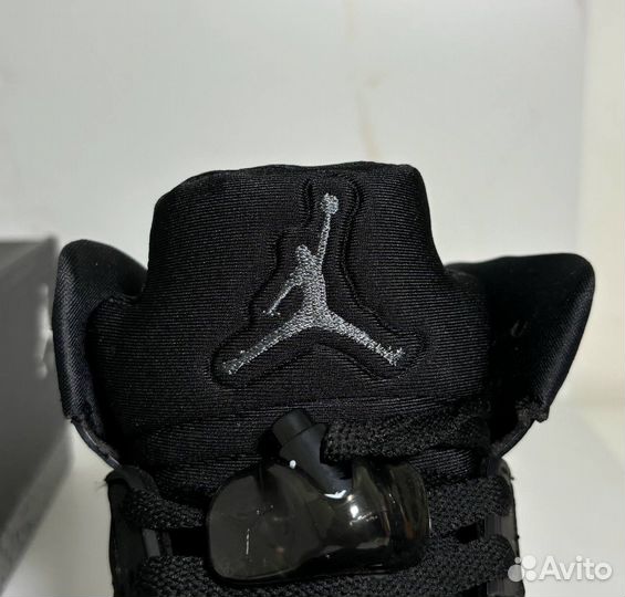 Кроссовки air jordan 5 retro чёрные