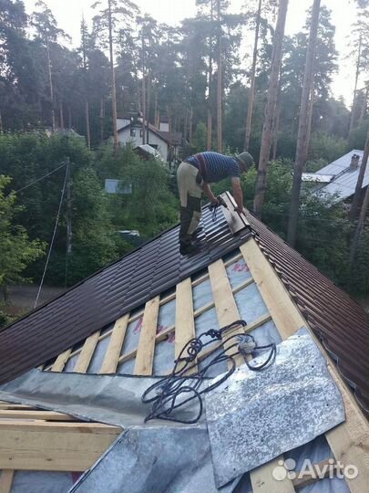 Ремонт, замена кровли и устройство новой кровли