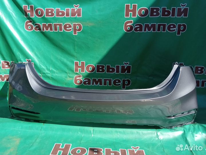 Бампера задние в цвет Hyundai Solaris 2017-2020